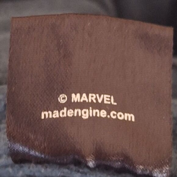 Mad Engine The Avengers Men's Size Large Teal "Marvel Hero's" Comic Book Hoodie - Picture 4 of 11